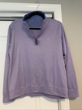 NWOT! Tailorbyrd Men's Lavender Half-Zip Pullover Sweater S